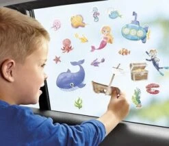 Stickers Voor Autoraam (onderwaterwereld)