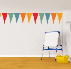 Muurstickers Feest Vlaggen (1 Vel)