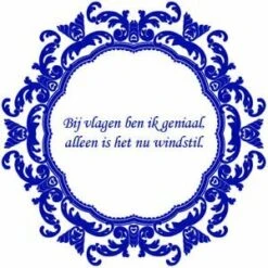 Tegelstickers Brocant Met Spreuk (set Van 5)