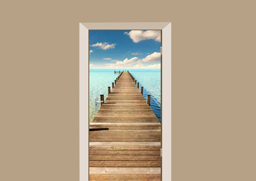 Deursticker Steiger Aan Zee 3 Deursticker Steiger Aan Zee