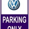 Sticker Parking Only Volkswagen -RAM Winkel 1943749545