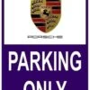 Sticker Parking Only Porsche -RAM Winkel 1943751507