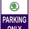 Sticker Parking Only Skoda -RAM Winkel 1943751780 1