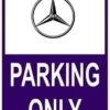 Sticker Parking Only Mercedes -RAM Winkel 1943762571