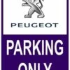 Sticker Parking Only Peugeot -RAM Winkel 1943762790 1