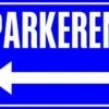 XL Sticker Parkeren Links (19.5x28.5cm) -RAM Winkel 1943766714 1