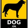 Autosticker Dog On Board -RAM Winkel 1943767320
