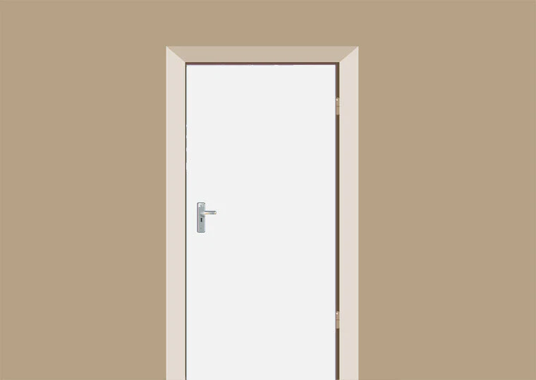 Deursticker Hoogglans Wit 3 Deursticker Hoogglans Wit