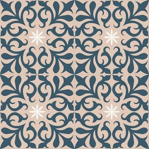 Tegelstickers Arabische Tegels Aleppo C1 4 Tegelstickers Arabische Tegels Aleppo C1 - Afbeelding 2