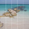 Foto Tegelsticker 15x15 'Caribische Zee' 75x75 Cm Hxb -RAM Winkel 1946765391