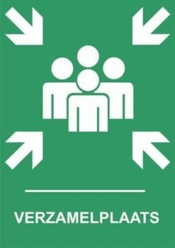 XL Sticker Verzamelplaats (19.5x28.5cm)