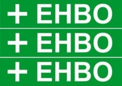 XL Sticker EHBO (19.5x28.5cm)