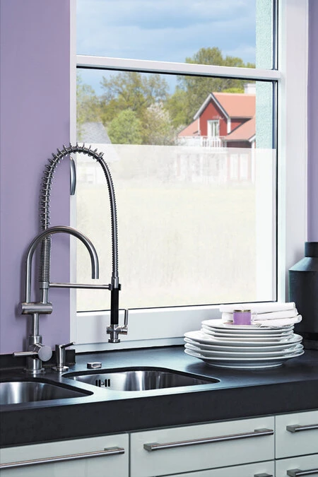 Raamfolie Zelfklevend Melkglas (45cm) 4 Raamfolie Zelfklevend Melkglas (45cm) - Afbeelding 2