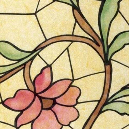 Raamfolie Bloem (90cm) 3 Raamfolie Bloem (90cm)