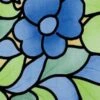 Raamfolie Bloemen Blauw (45cm) -RAM Winkel 1968888072 3