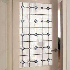 Raamfolie Glas In Lood Wit (45cm)