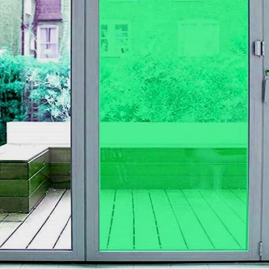 Aslan Raamfolie Transparant Groen RAL 6024 (125cm) 3 Aslan Raamfolie Transparant Groen RAL 6024 (125cm)