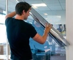 Veiligheidsfolie/spiegelfolie One Way (90cm)