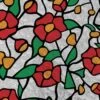Raamfolie Glas In Lood Rode Bloem (45cm) -RAM Winkel 1978365366 2