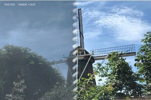 Statisch Zonwerend Raamfolie Anti-inkijk Zwart (90cm) 5 Statisch Zonwerend Raamfolie Anti-inkijk Zwart (90cm) - Afbeelding 3