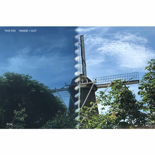 Statisch Zonwerend Raamfolie Anti-inkijk Blauw (90cm) 6 Statisch Zonwerend Raamfolie Anti-inkijk Blauw (90cm) - Afbeelding 4