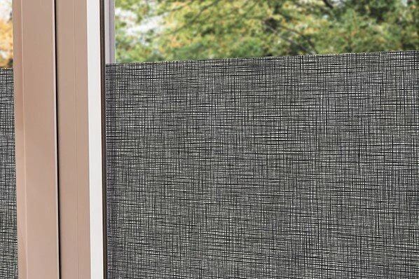 Statisch Raamfolie Linnenlook Zwart (46cm) 4 Statisch Raamfolie Linnenlook Zwart (46cm) - Afbeelding 2