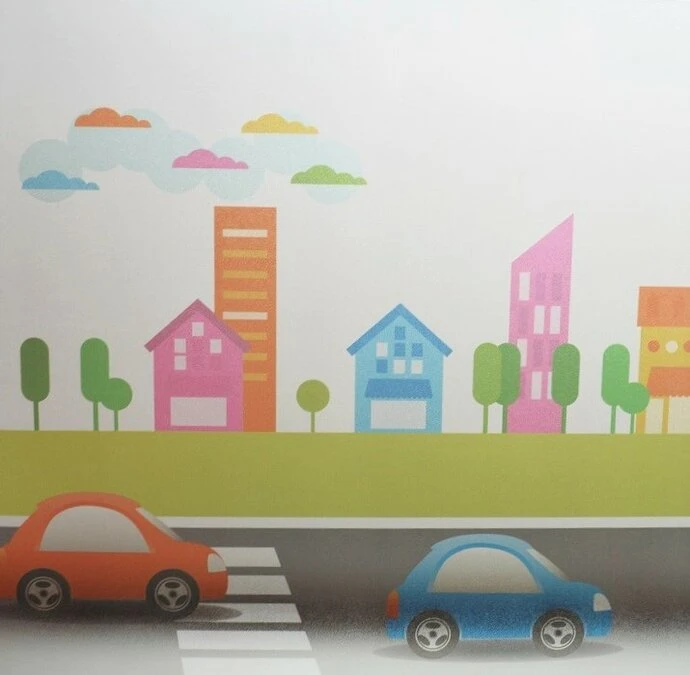 Statisch Raamfolie Autootjes (70cm) 3 Statisch Raamfolie Autootjes (70cm)