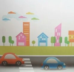 Statisch Raamfolie Autootjes (70cm)